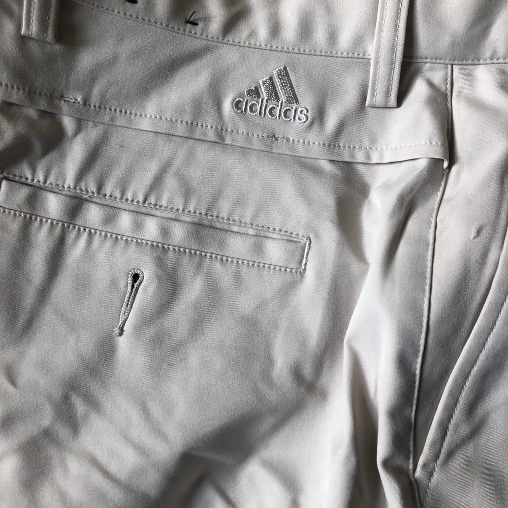 Adidas golf pants light gray